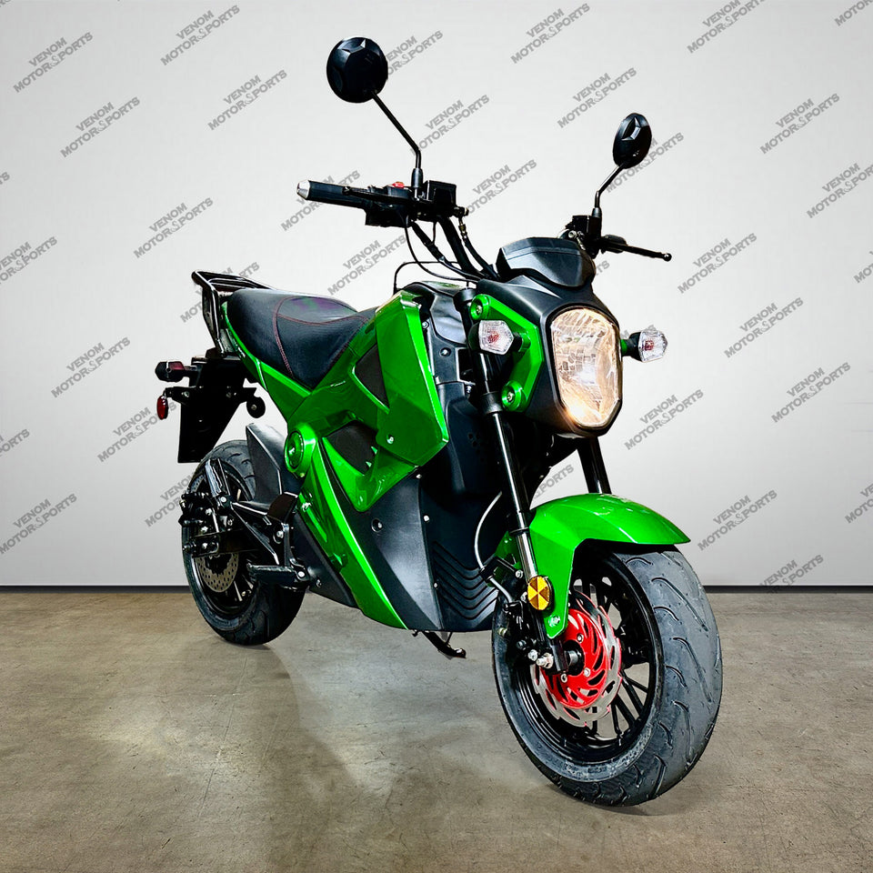 2000W E-Vader Electric Motorcycle | Brushless | 72V Green