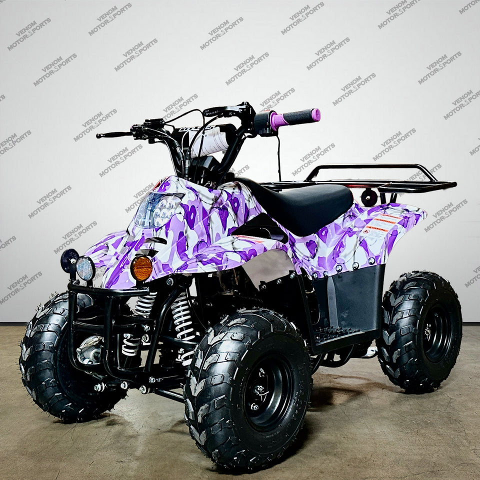 Venom Moccasin | 110cc ATV | Fully Automatic Purple Camo