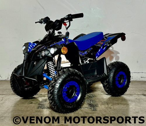 Venom E-Racer | 1000w Electric ATV | 36V Blue Black