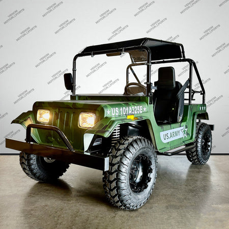 Venom 200cc Mini Jeep | Willys Edition | Full-Size | Automatic