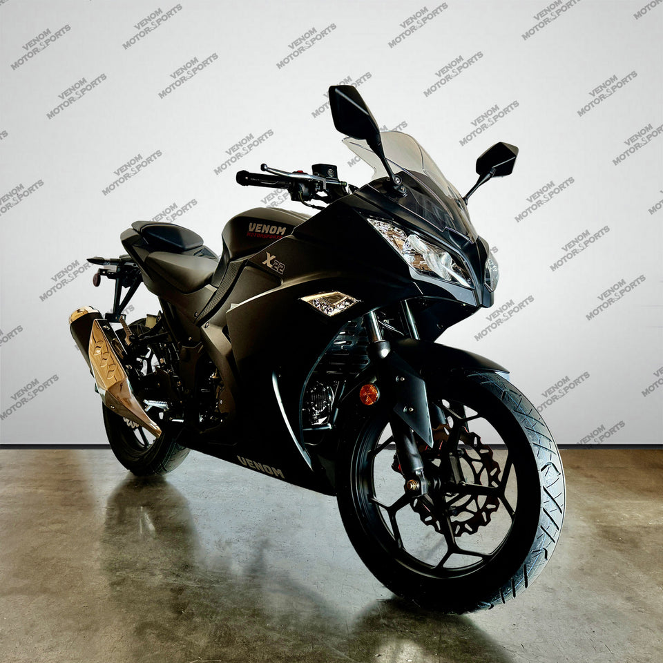 Venom Motorsports' x22 Ninja 125cc Motorcycle Speed