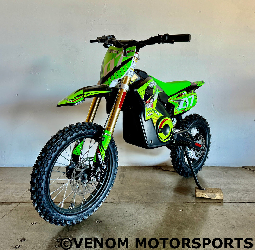 Venom Pro | 1600w Electric Dirt Bike | 48V | Lithium Green