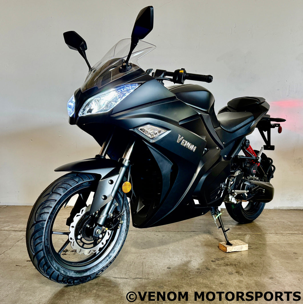 Venom x19 | 200cc Motorcycle | Automatic Motorcycle Black