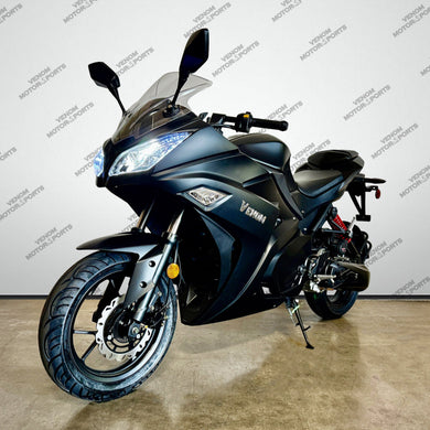 Venom x19 | 200cc Motorcycle | Automatic Motorcycle Black & Red