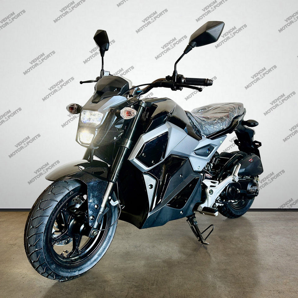Venom Mini Max | 50cc Motorcycle | Automatic Transmission Black