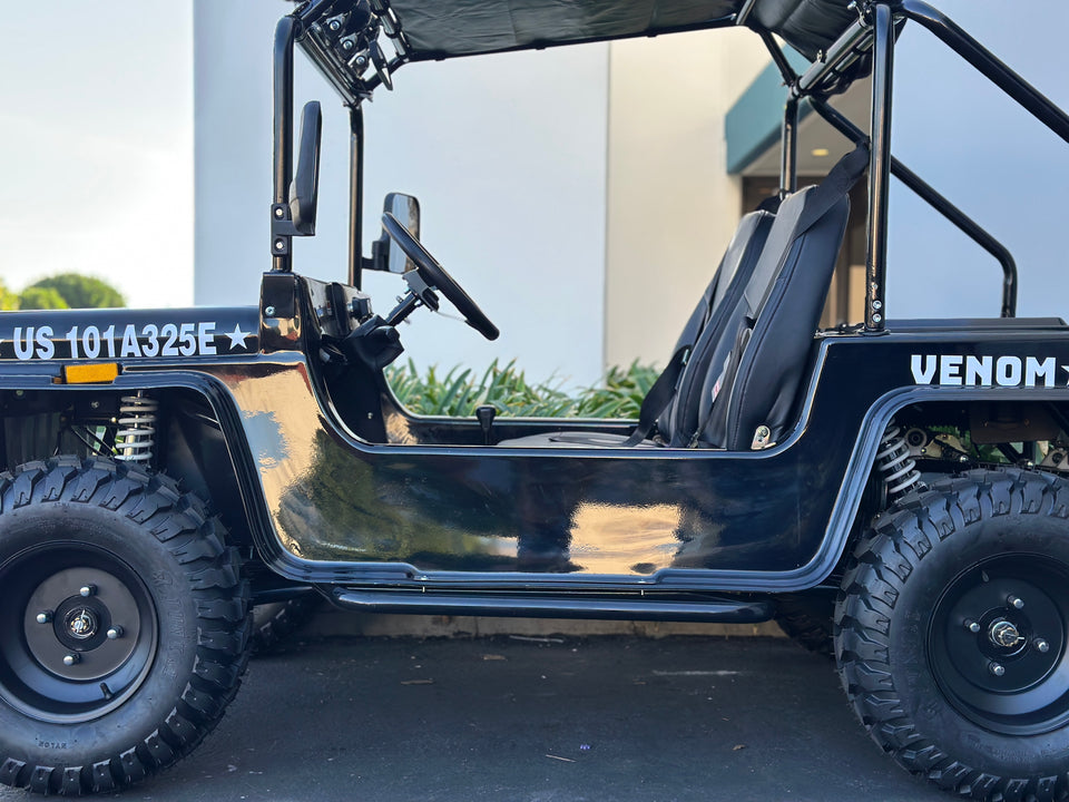 Venom 200cc Mini Jeep | Willys Edition | Full-Size | Automatic