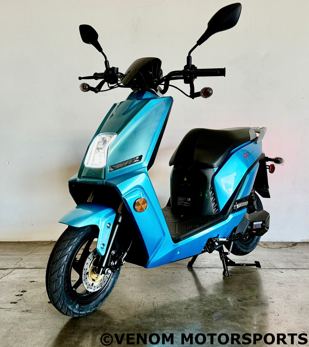 Lifan E3 | 1200W Bosch Electric Scooter | 60V Lithium Blue