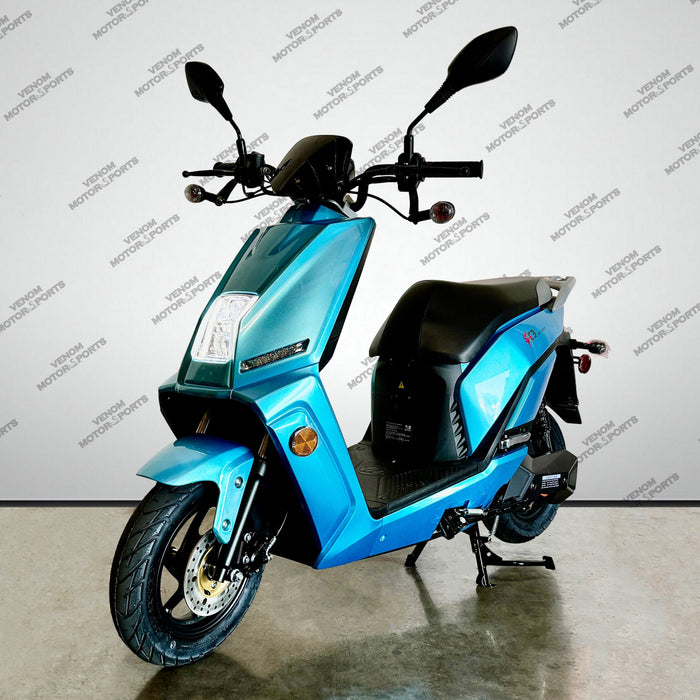 Lifan E3 | 1200W Bosch Electric Scooter | 60V Lithium Blue