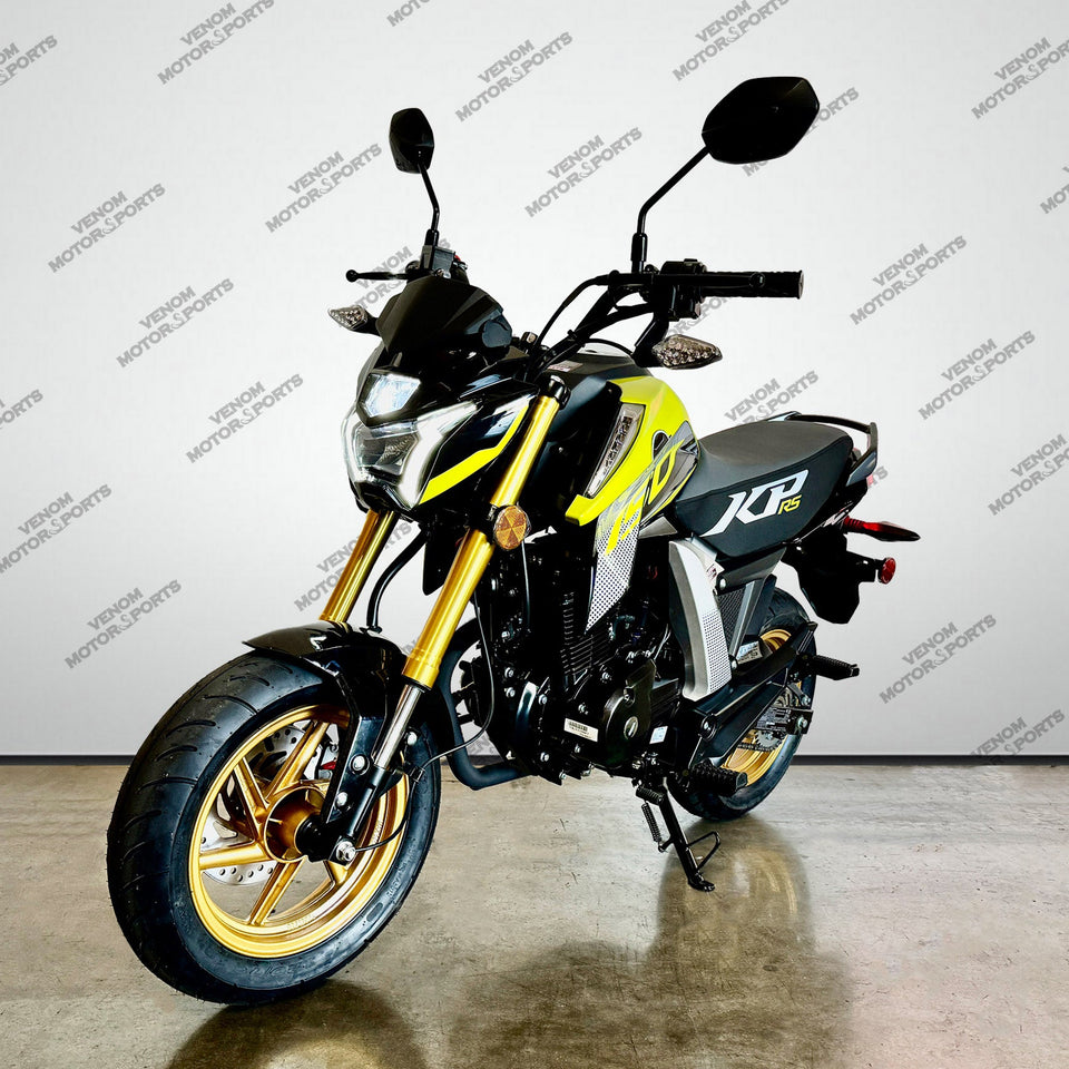 Lifan KP-Mini RS | 150cc EFI Motorcycle | SS3 Fuel Injected | LF150-5U Yellow