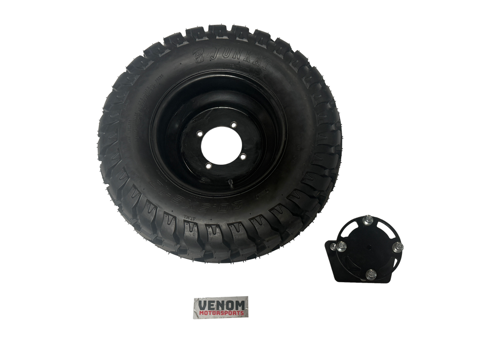 200cc/3000W Venom Mini Jeep | Spare Tire Mount + Tire ON RIM