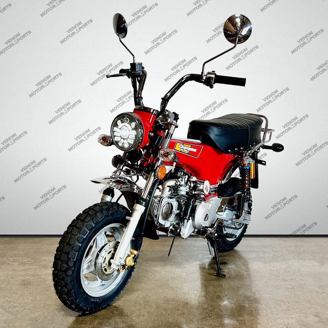 Champion LX Monkey Bike | 125cc Motorcycle | 4 Speed | PBZ125-2P Red