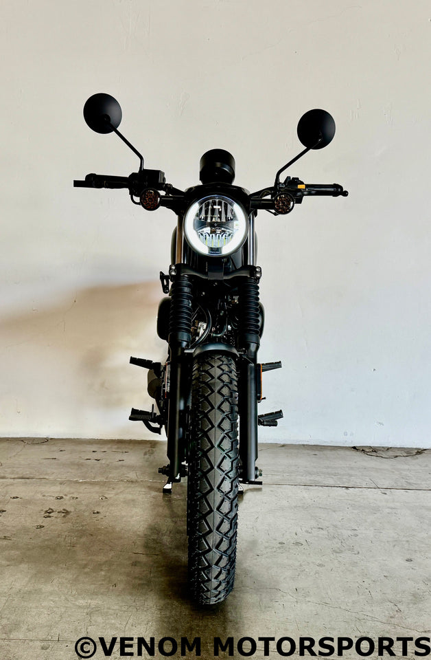 Venom Ghost | 250cc Chopper | 5 Speed | Matte Black
