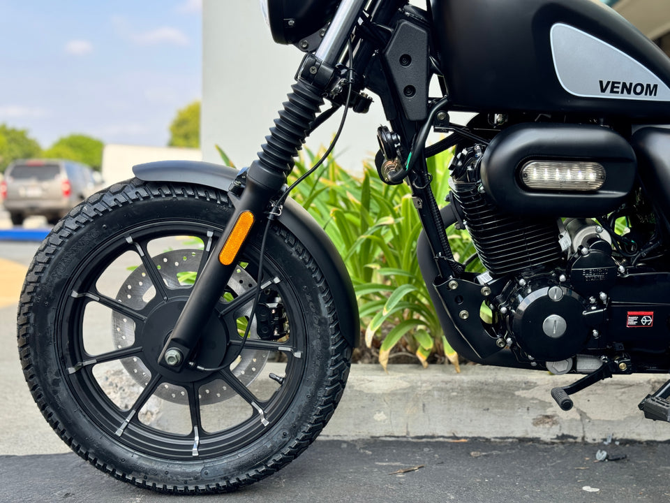Venom Ghost | 250cc Chopper | 5 Speed | Matte Black