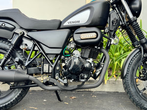 Venom Ghost | 250cc Chopper | 5 Speed | Matte Black