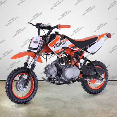 Venom MX70 | 70cc Dirt Bike | Fully Automatic White
