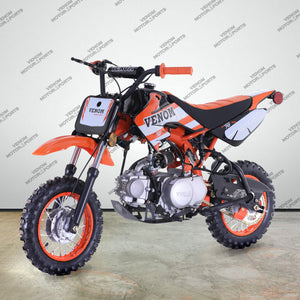 Venom MX70 | 70cc Dirt Bike | Fully Automatic Black