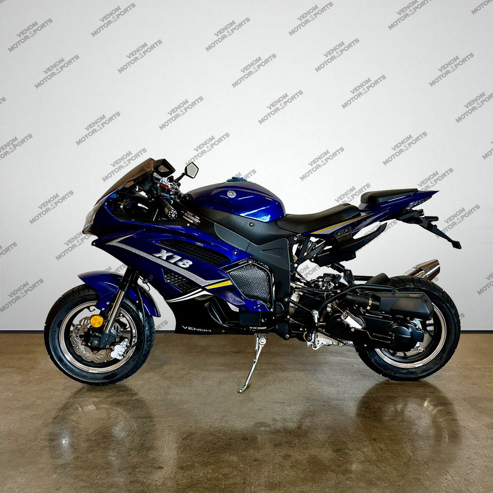 Venom x18 | 50cc Motorcycle | Automatic Transmission