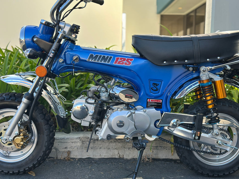 ねこバド Venom Mini 125 | Dax 125 | Monkey Bike MiniMoto | 4-Speed Motorcycle