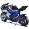 Blue mototec 49cc pocket bike GT