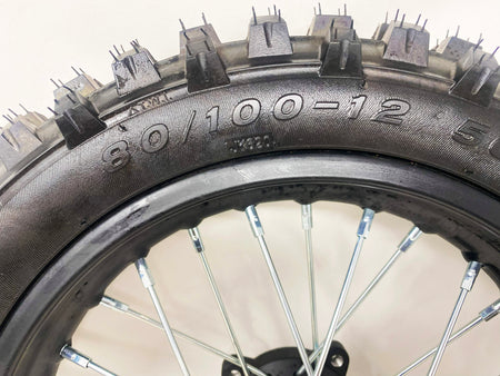 1600w Pro Electric Dirt Bike 48v | Rear Tire On Rim (80/100-12)