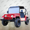 Venom 200cc Mini Jeep | Willys Edition | Full-Size | Automatic Red