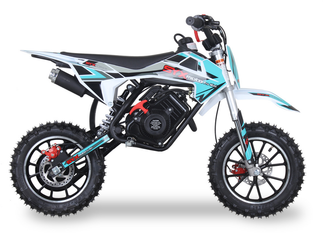 Venom Syxmoto 49cc Racing Motocross Dirt Bike - Automatic Teal