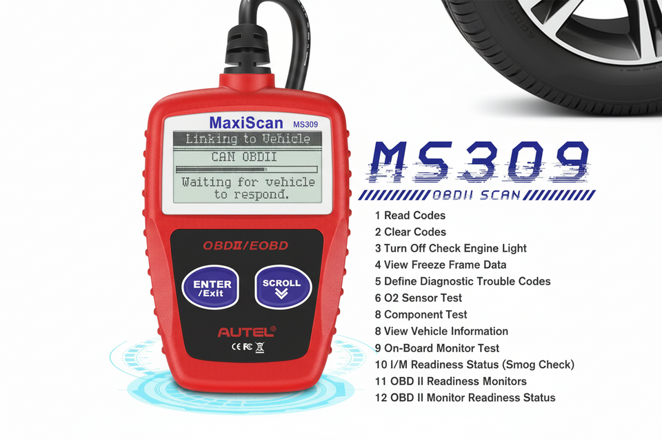 Fuel Injected Motorcycles | OBD Scanner w/ Plug in Adaptor (TOOL-MM17)