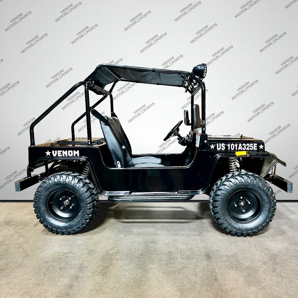 Venom 200cc Mini Jeep | Willys Edition | Full-Size | Automatic
