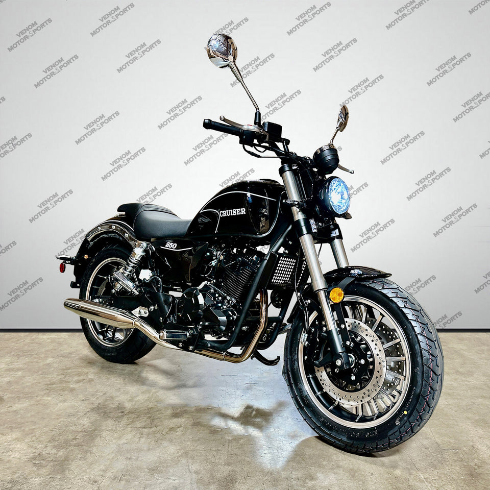 Venom Cruiser | 250cc Chopper | Fuel-Injected | 6-Speed