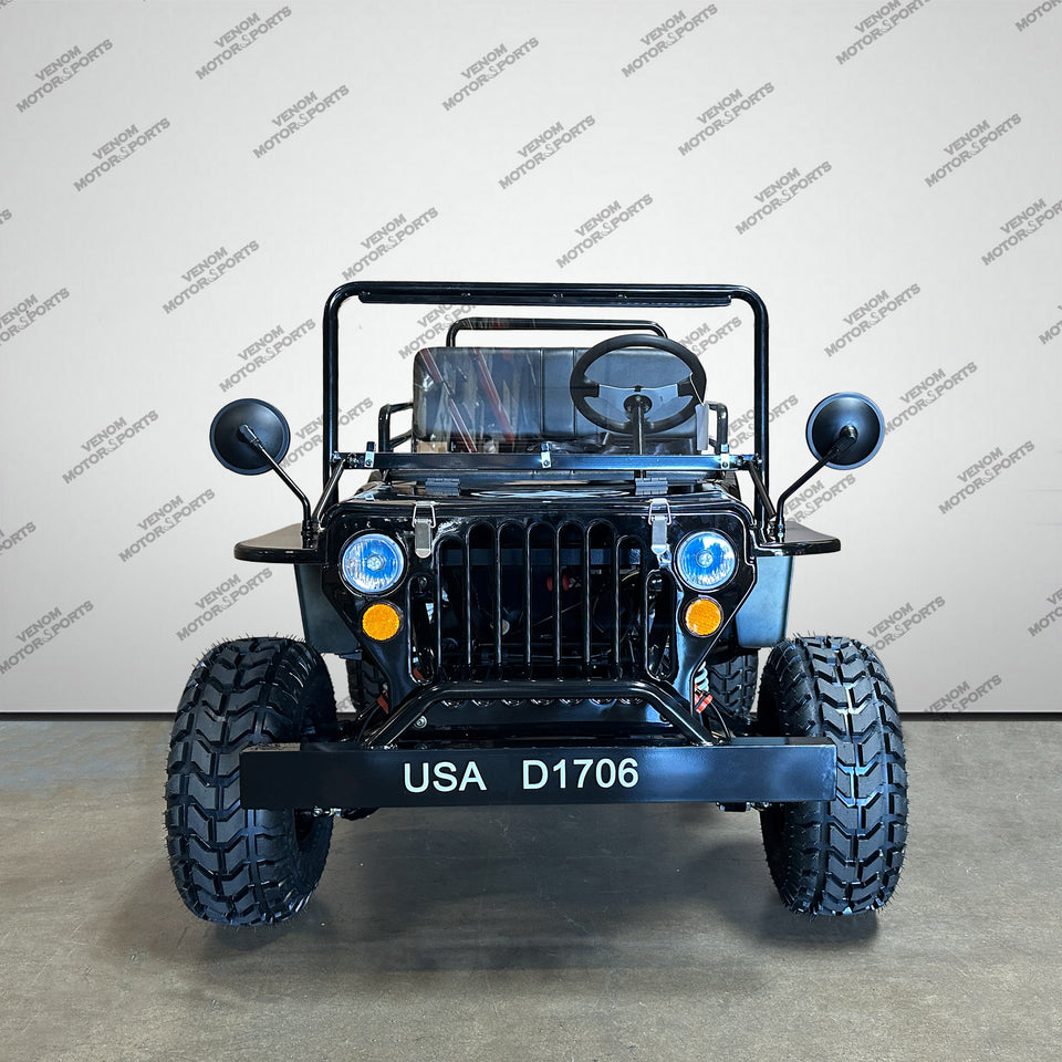 125cc Mini Jeep – Willys-Style Off-Road Utility Vehicle | Venom