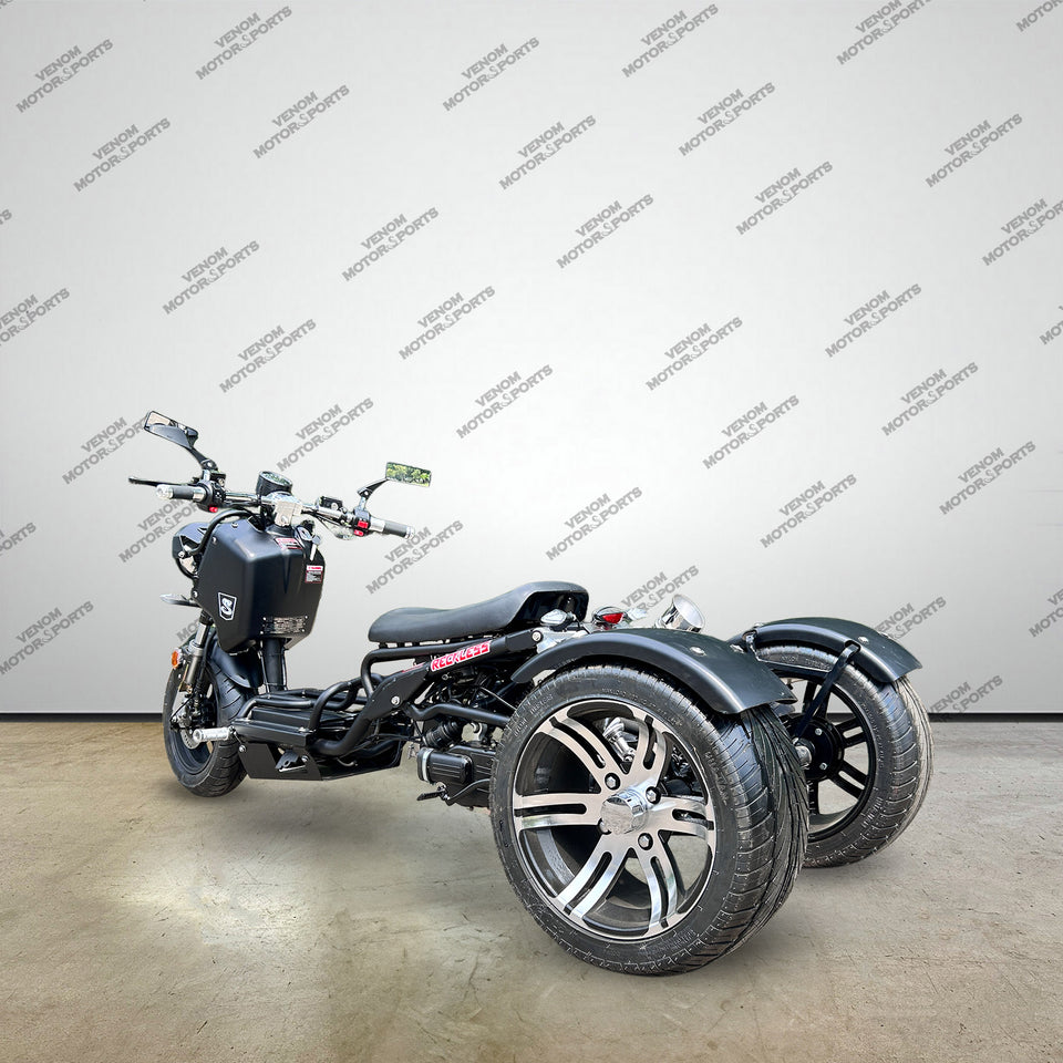 Venom Reckless Trike 150cc | 3 Wheel Gas Scooter for Adults | Ruckus