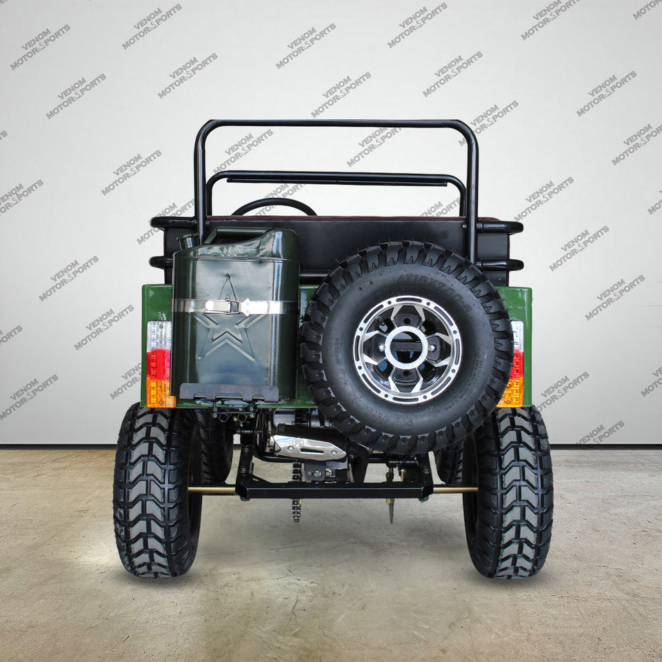 Venom Mini Jeep | 125cc | 2 Seater | Willys Edition | 3 Speed