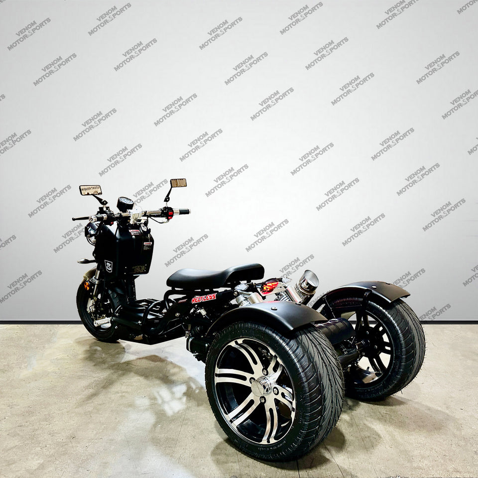 Venom Reckless Trike 150cc | 3 Wheel Gas Scooter for Adults | Ruckus