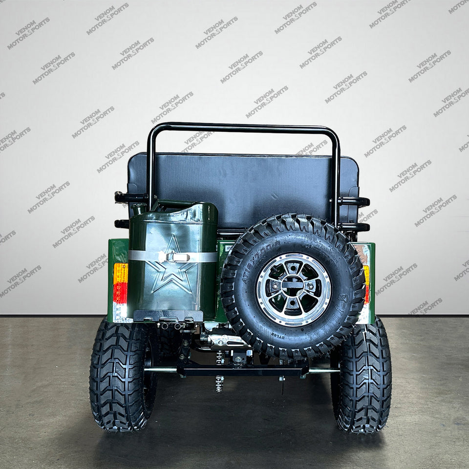 Venom Mini Jeep | 125cc | 2 Seater | Willys Edition | 3 Speed