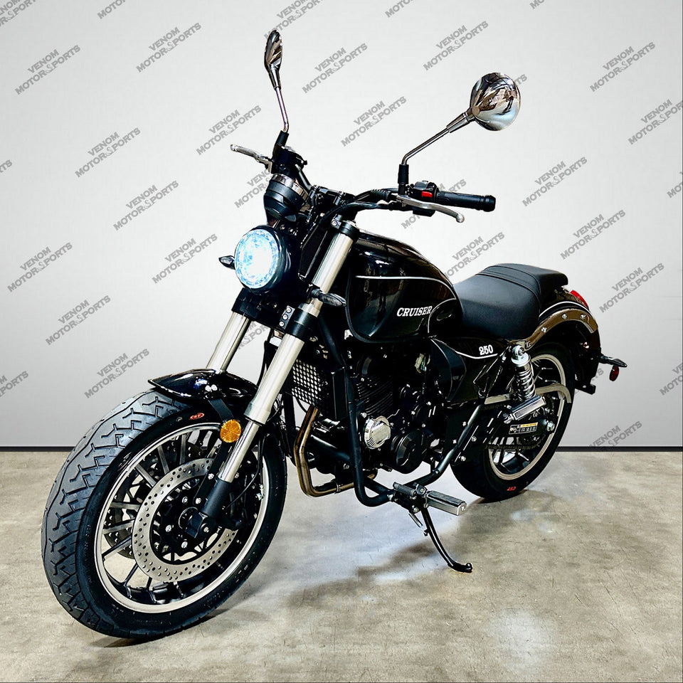Venom Cruiser | 250cc Chopper | Fuel-Injected | 6-Speed