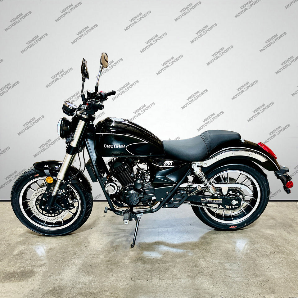 Venom Cruiser | 250cc Chopper | Fuel-Injected | 6-Speed