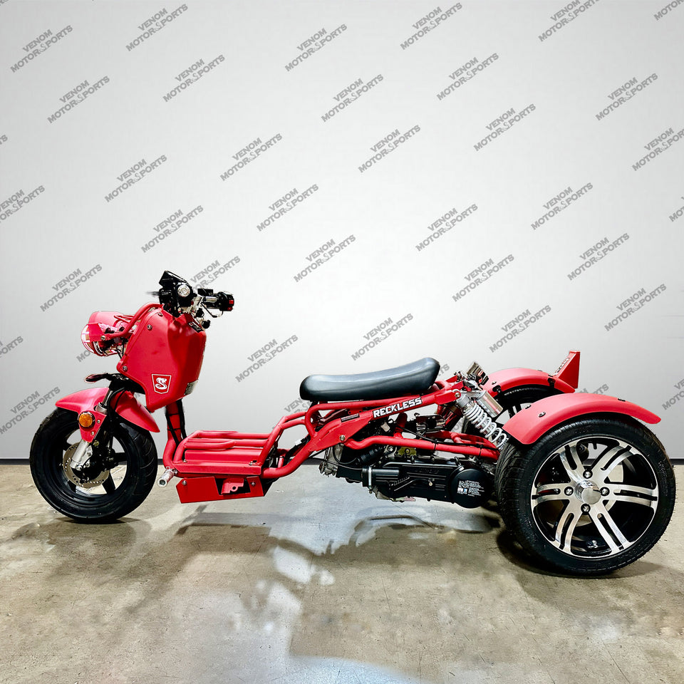 Venom Reckless Trike 150cc | 3 Wheel Gas Scooter for Adults | Ruckus