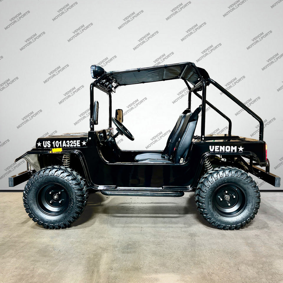 Venom 200cc Mini Jeep | Willys Edition | Full-Size | Automatic
