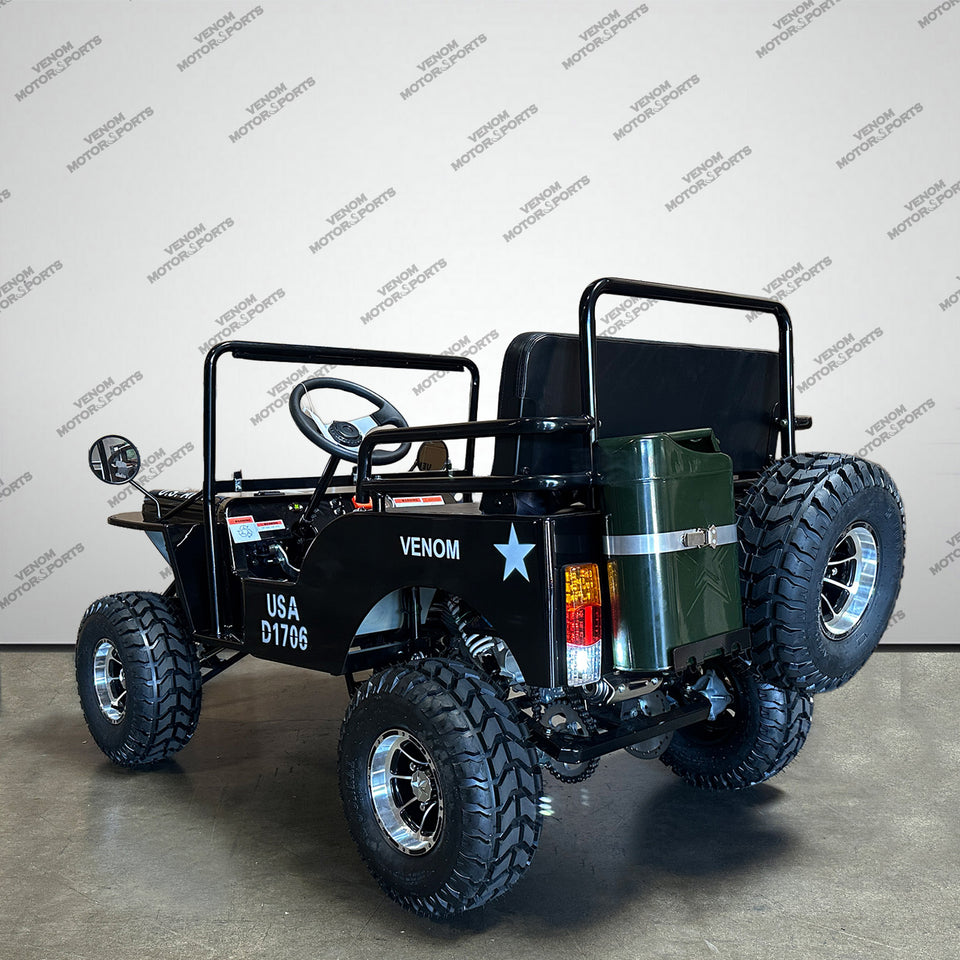 Venom Mini Jeep | 125cc | 2 Seater | Willys Edition | 3 Speed