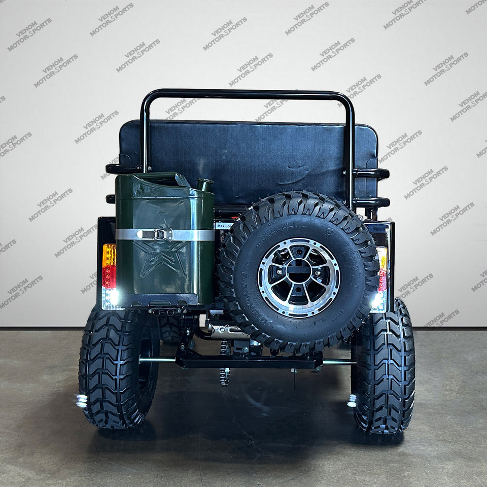 Venom Mini Jeep | 125cc | 2 Seater | Willys Edition | 3 Speed
