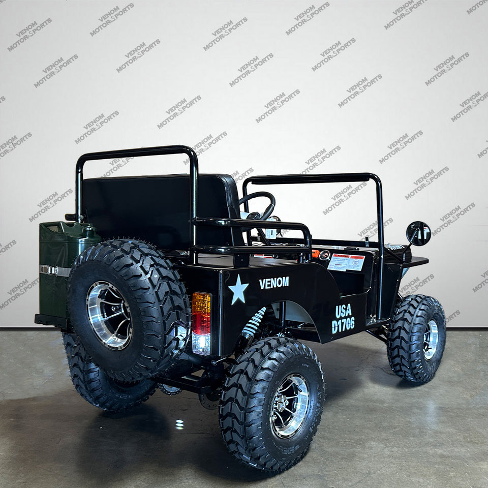 Venom Mini Jeep | 125cc | 2 Seater | Willys Edition | 3 Speed