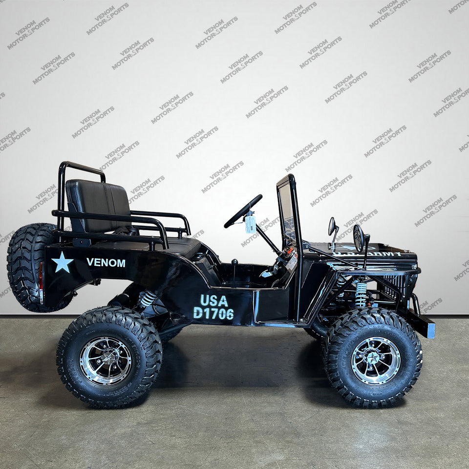 Venom Mini Jeep | 125cc | 2 Seater | Willys Edition | 3 Speed