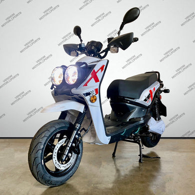 Venom E-Moped | 2000w Electric Scooter | Brushless | 72V White