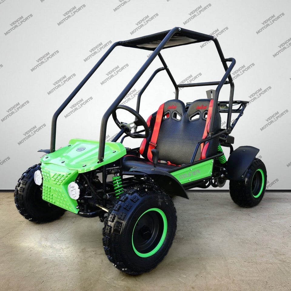 Venom Ultimate Go Kart | 2-Seater | 125cc | Automatic + Reverse Green