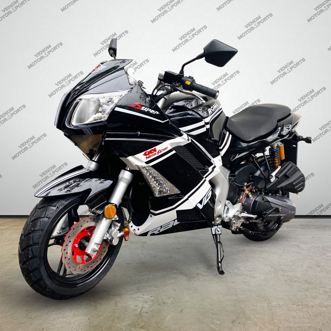 Venom X18RS | 150cc Motorcycle | Automatic Transmission Black