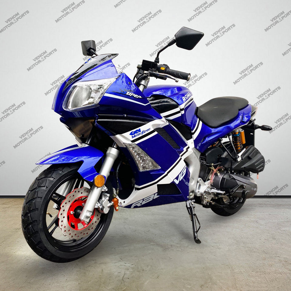 Venom X18RS | 150cc Motorcycle | Automatic Transmission Blue
