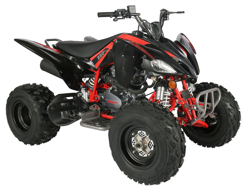 Venom Pentora 250cc | Adult ATV | 4-Speed Manual + Reverse Red