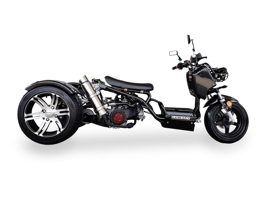 Maddog Trike 150cc | 3-Wheel Scooter | Honda Ruckus | PST150-19N ...