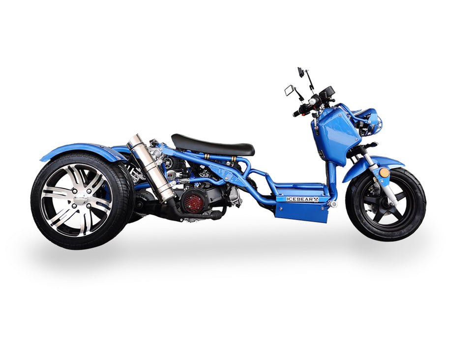 Maddog Trike 150cc | 3-Wheel Scooter | Honda Ruckus | PST150-19N ...
