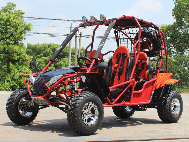 200cc Venom Captain Go-Kart | 4 Seater | Automatic + Reverse Red